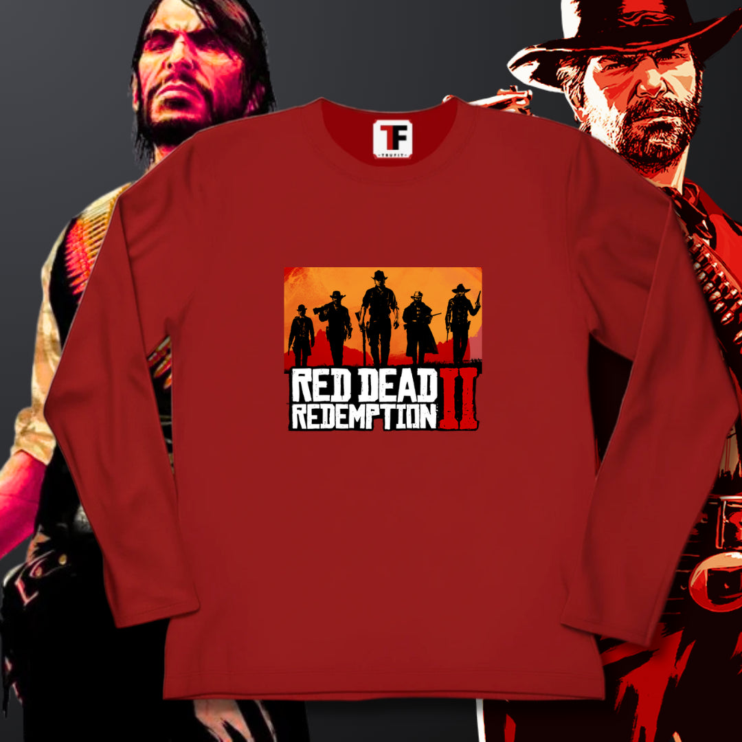 Red dead redemption full sleeves tshirt