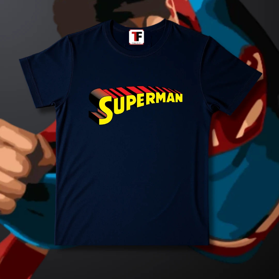 Superman Half sleeves Tshirt