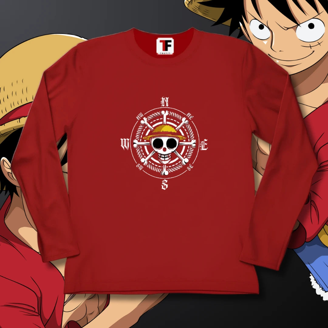 One piece anime full sleeve tshirt