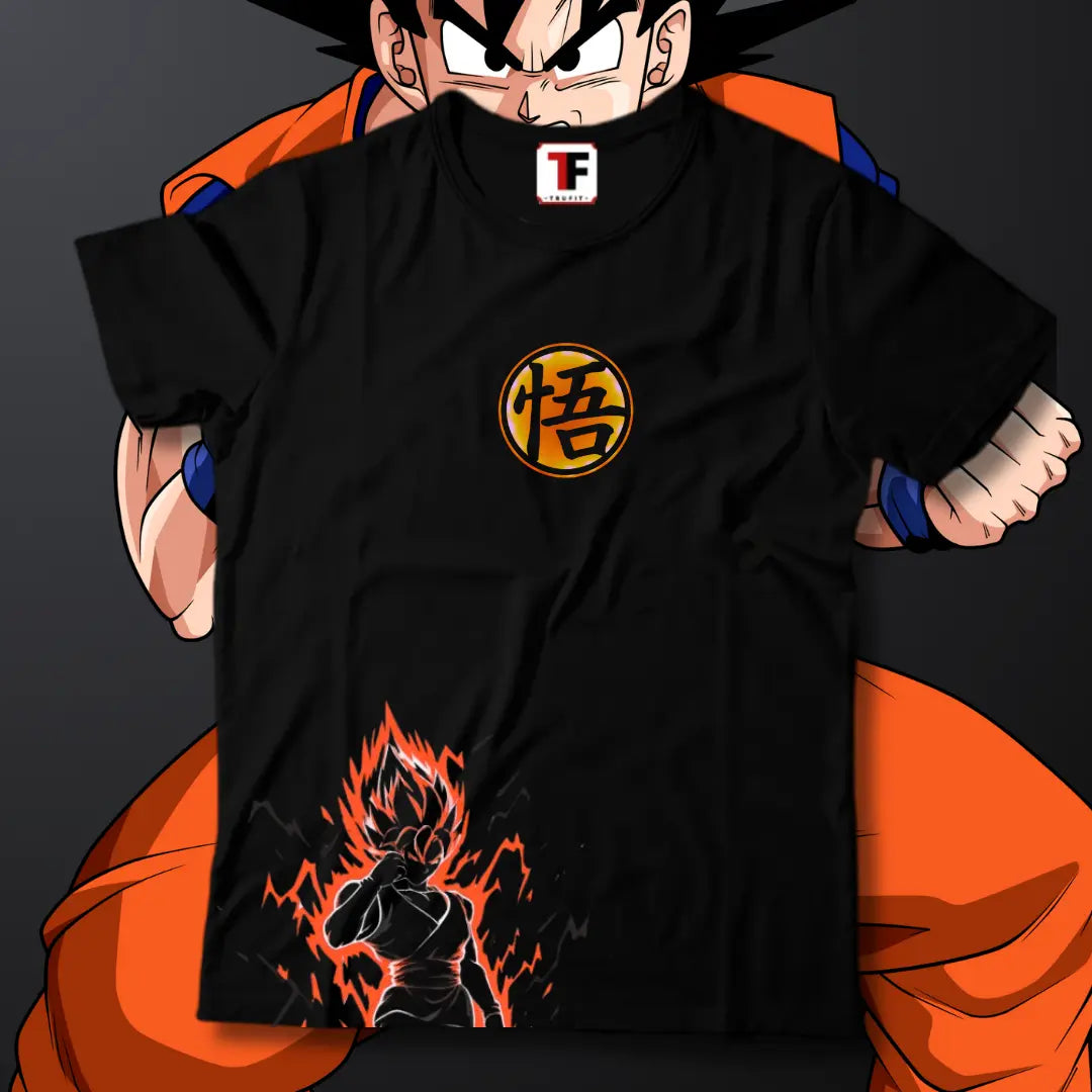 Goku half sleeve tshirt