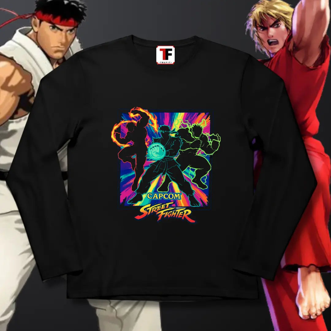 Street Fighter Full Sleeves Tshirt