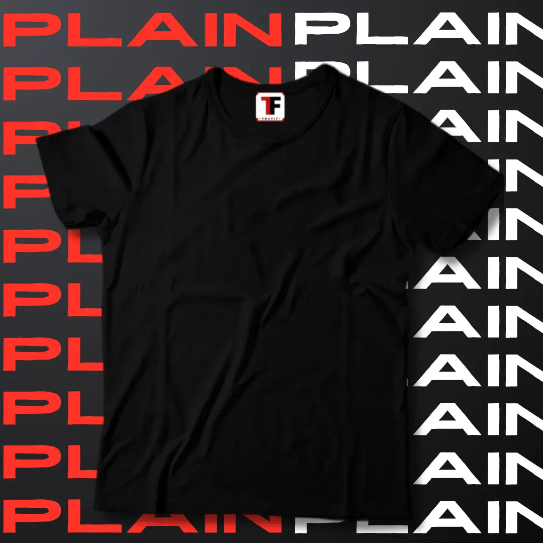 Plain half sleeves tshirts