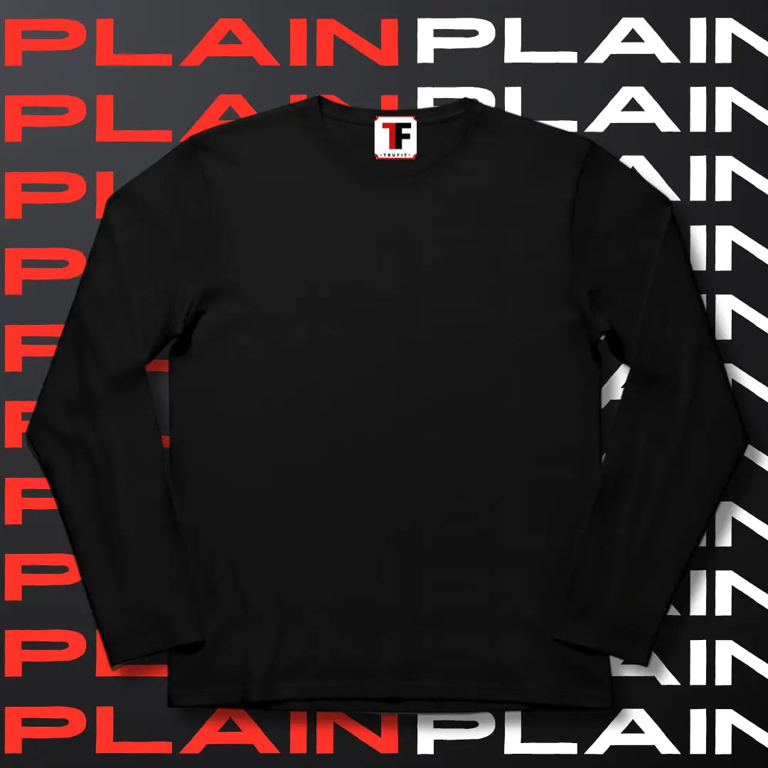 Plain full sleeves tshirts