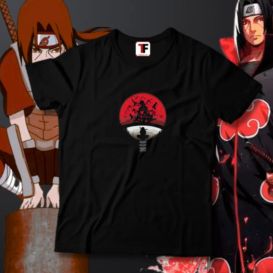 Itachi half sleeves tshirt